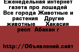 Еженедельная интернет - газета про лошадей - Все города Животные и растения » Другие животные   . Хакасия респ.,Абакан г.